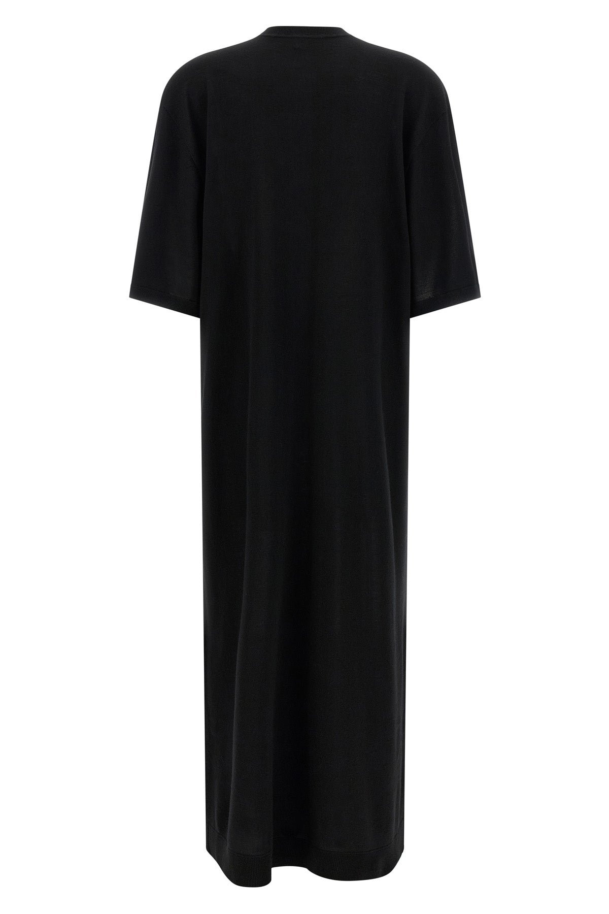 long merino knit tee dress in fine merino wool