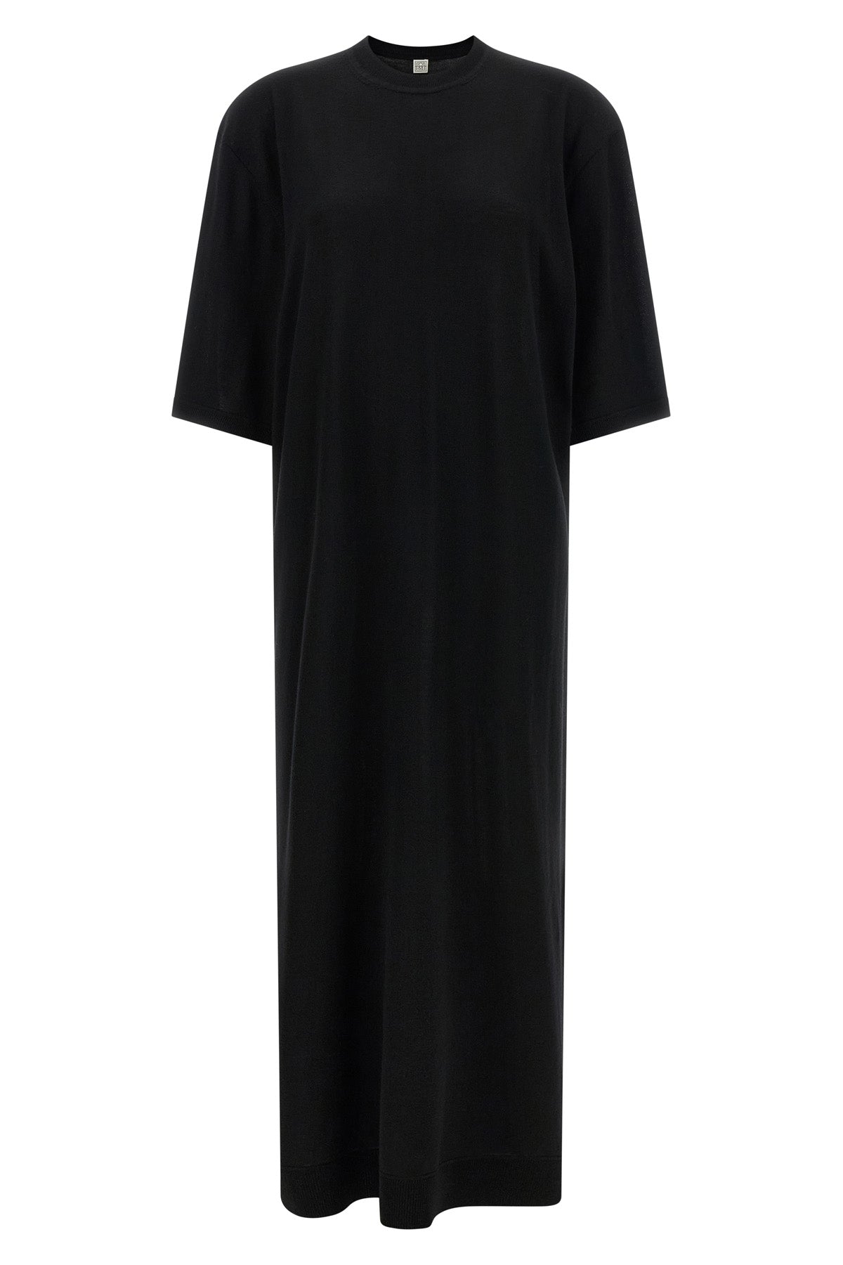 long merino knit tee dress in fine merino wool