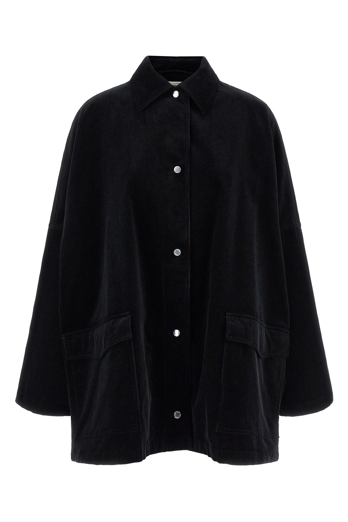 velvet overshirt