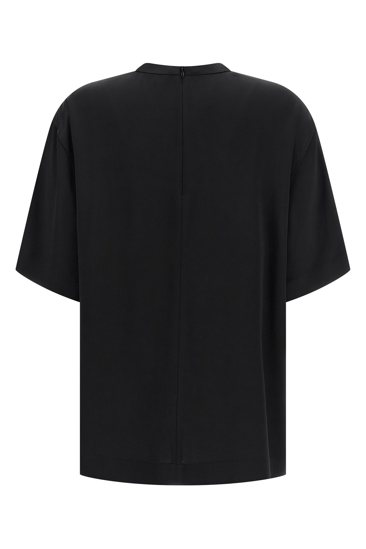 shiny satin viscose t-shirt