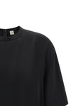 shiny satin viscose t-shirt