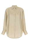 striped silk shirt