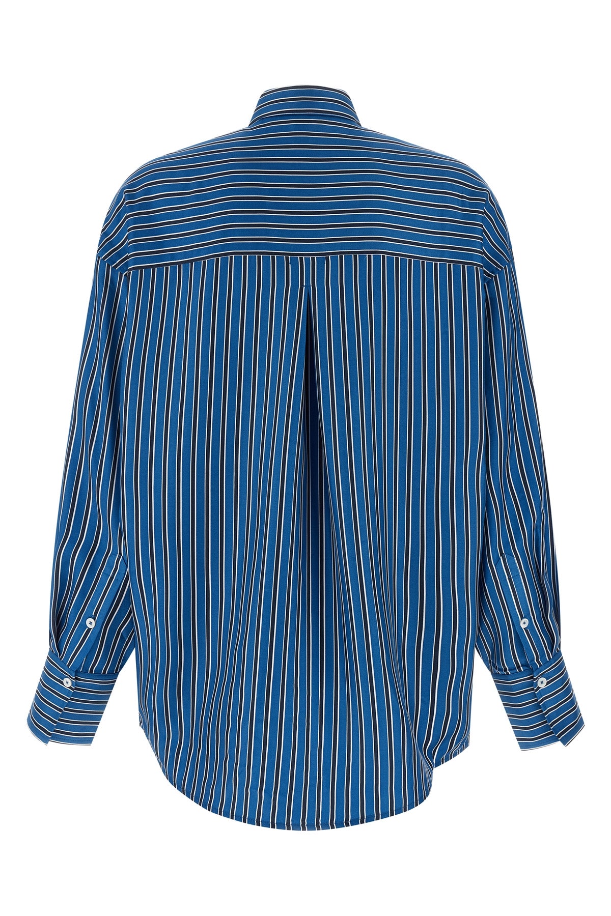 striped silk shirt