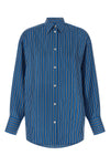 striped silk shirt