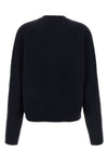 hammered button wool knit cardigan