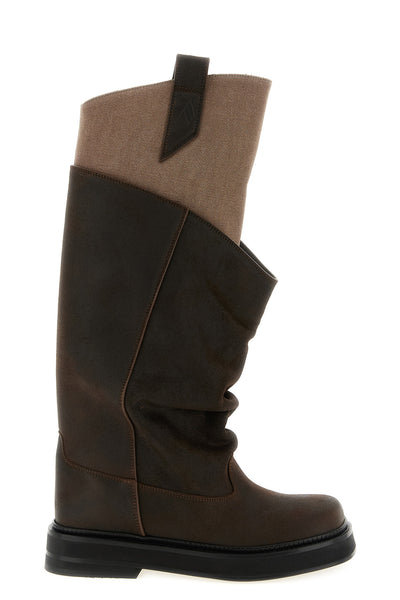 THE ATTICO 37 the combat boot the attico new robin passeggiata redefines the utility silhoue