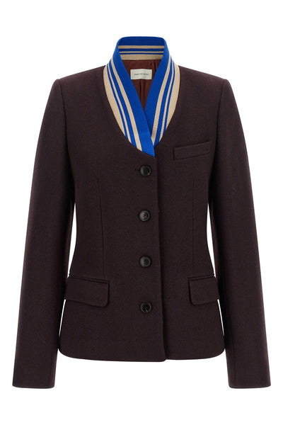the dries van noten britt blazer redefines classic tailoring through an unexpe