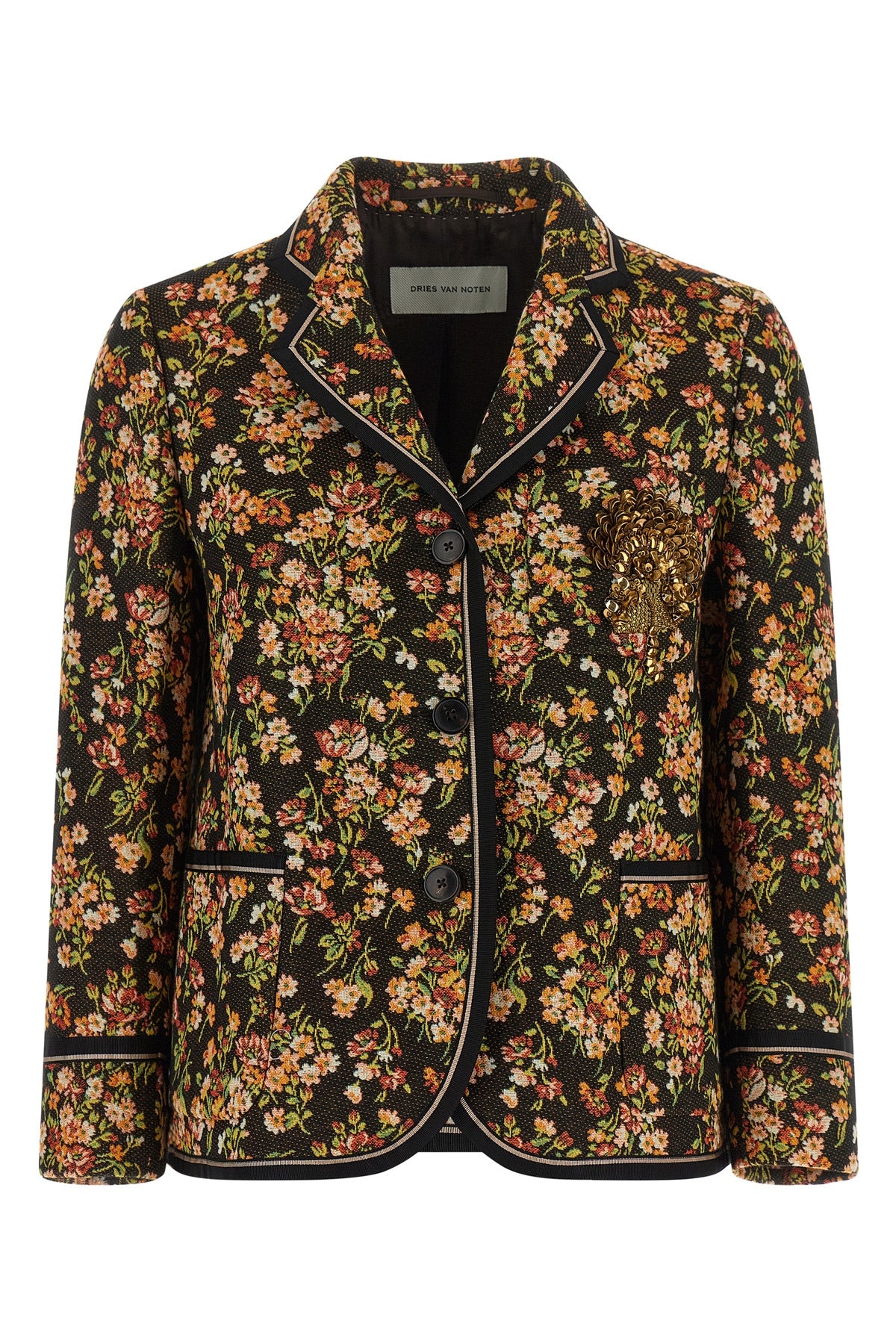 the dries van noten brea blazer exemplifies masterful textile manipulation thr