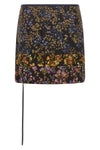 the dries van noten gabrinas miniskirt defines the silhouette through a rigorous