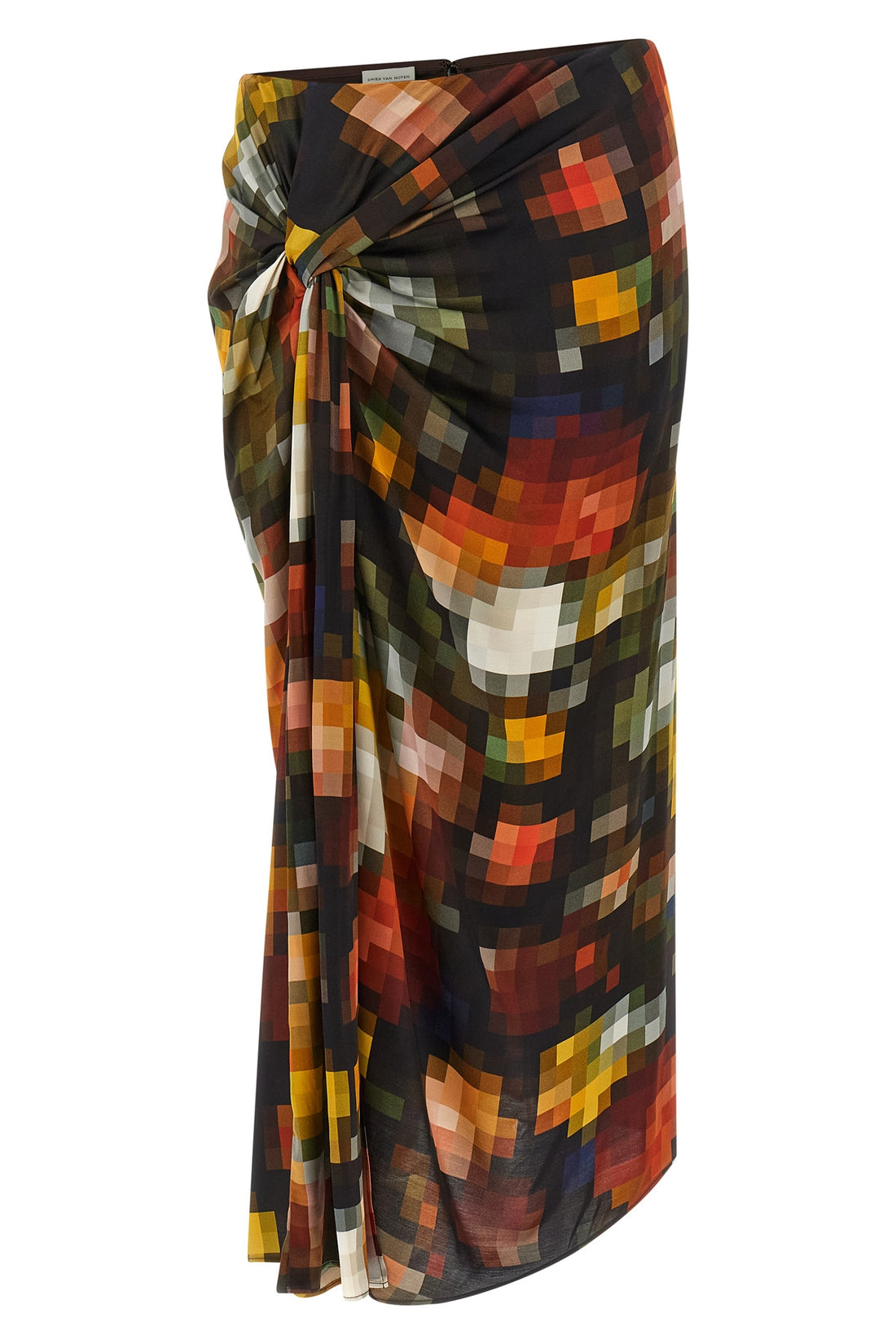 DRIES VAN NOTEN 36 the dries van noten suma bis maxi skirt stands out for a sartorial construction