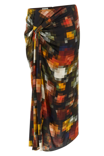 the dries van noten suma bis maxi skirt stands out for a sartorial construction