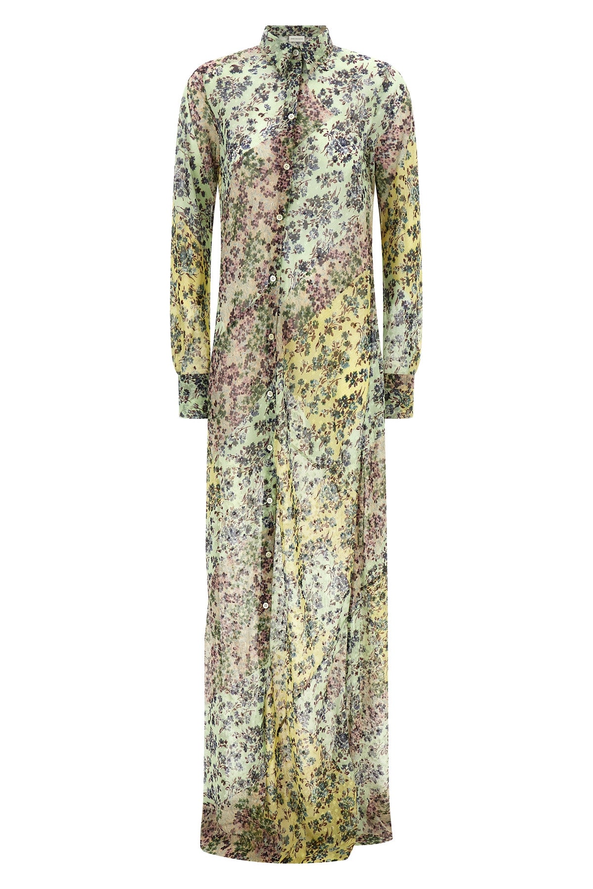 dries van notens dalima long dress redefines the codes of contemporary elegan