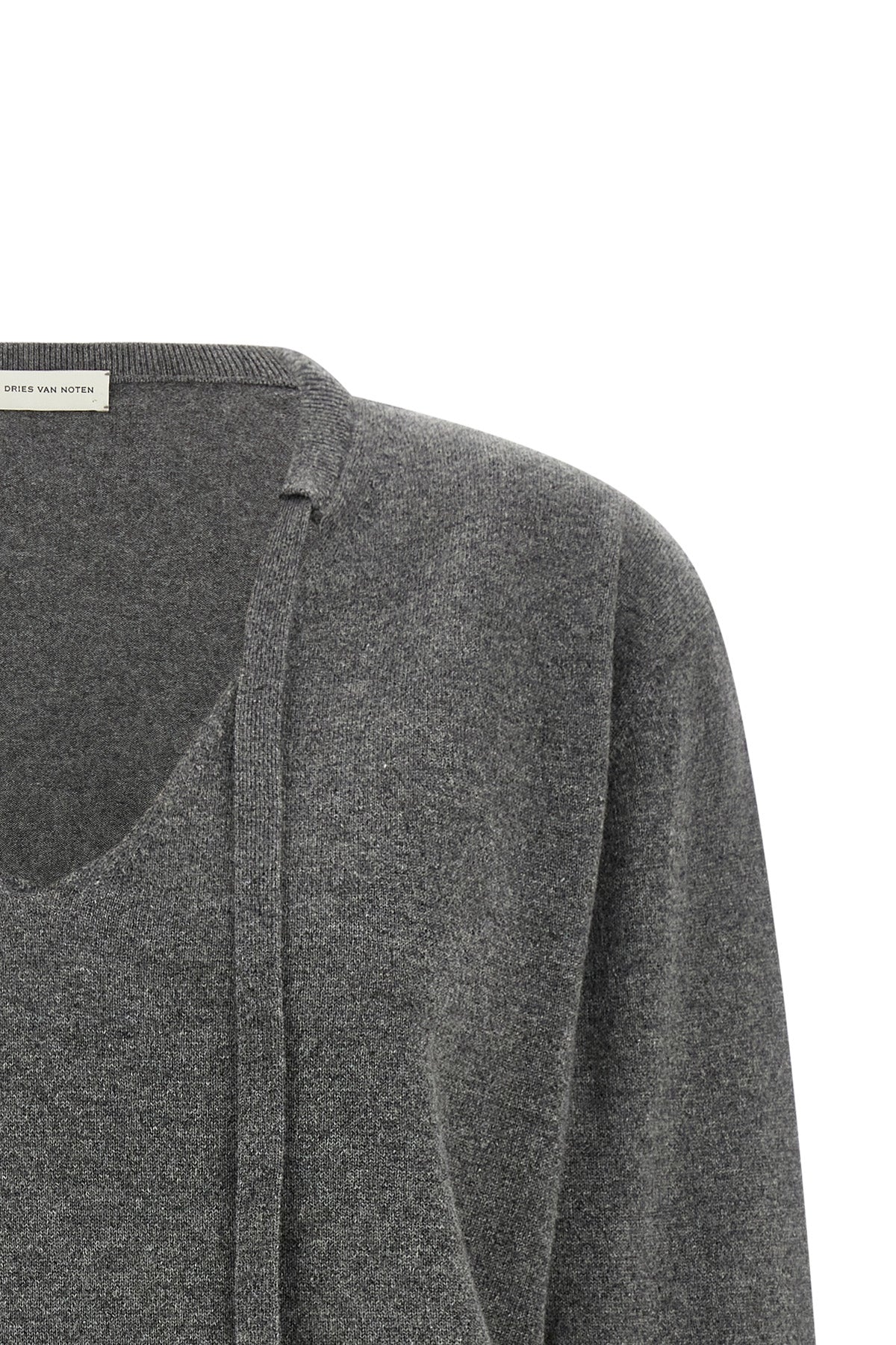 the dries van noten towie jersey redefines essential knitwear through impeccable