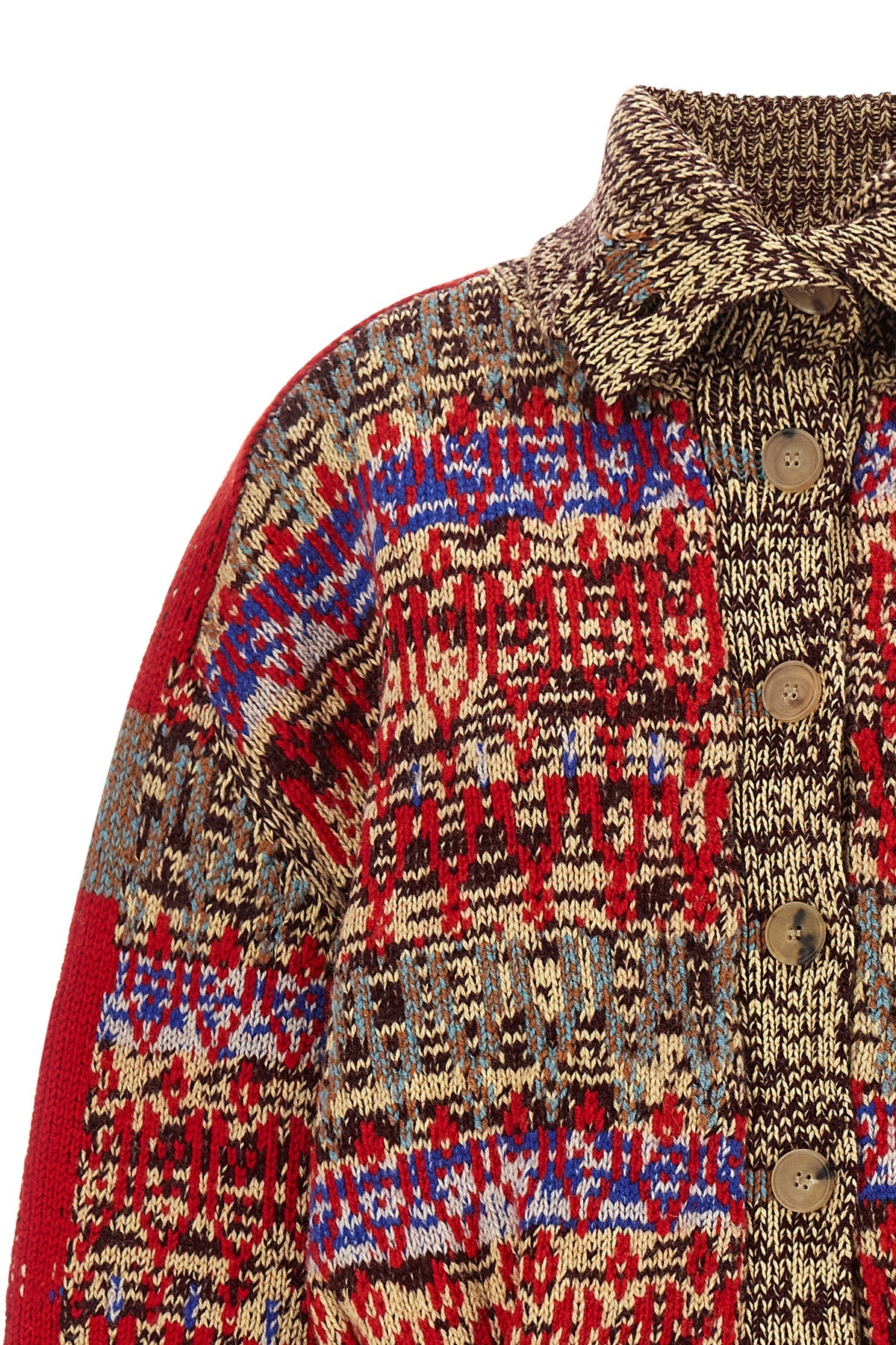 the dries van noten teda cardigan exemplifies knitwear mastery through its int