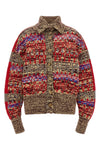 the dries van noten teda cardigan exemplifies knitwear mastery through its int