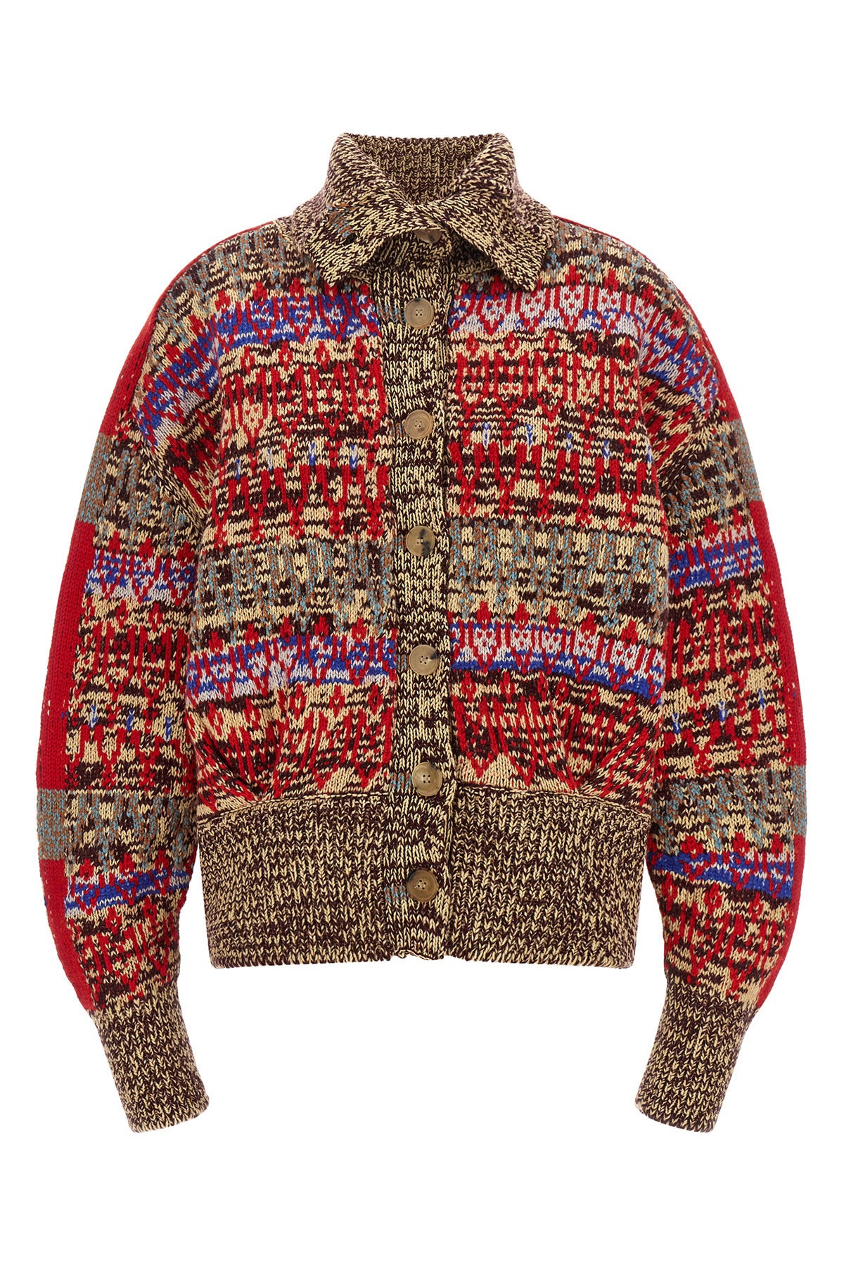 the dries van noten teda cardigan exemplifies knitwear mastery through its int