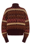 the dries van noten teda cardigan redefines knitwear through sculptural volume