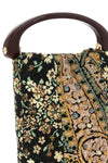 the dries van noten crispino handbag is distinguished by a compact silhouette