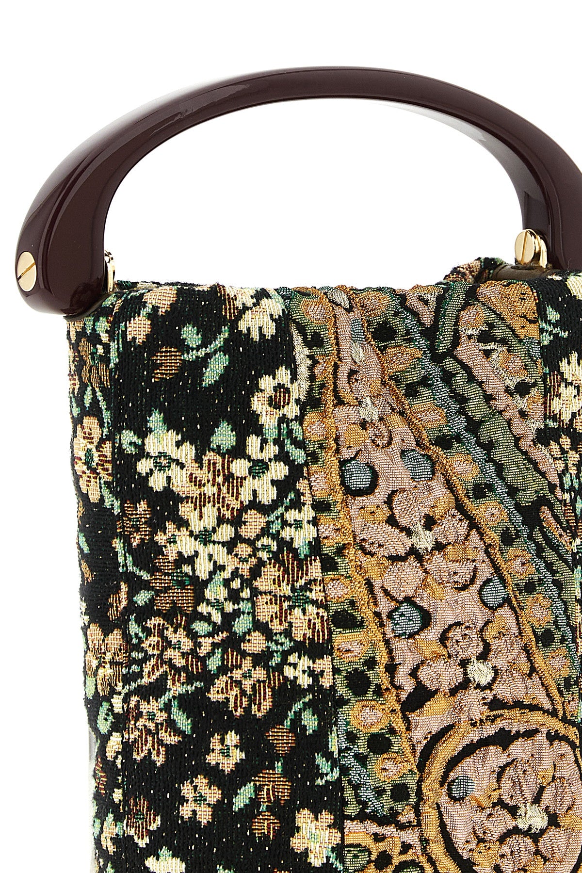the dries van noten crispino handbag is distinguished by a compact silhouette