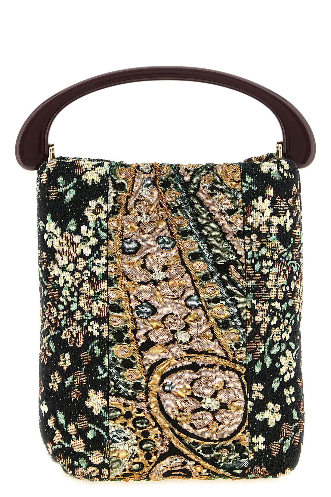 DRIES VAN NOTEN OS the dries van noten crispino handbag is distinguished by a compact silhouette