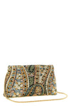 the dries van noten envelope clutch is built in a full-bodied jacquard brocade