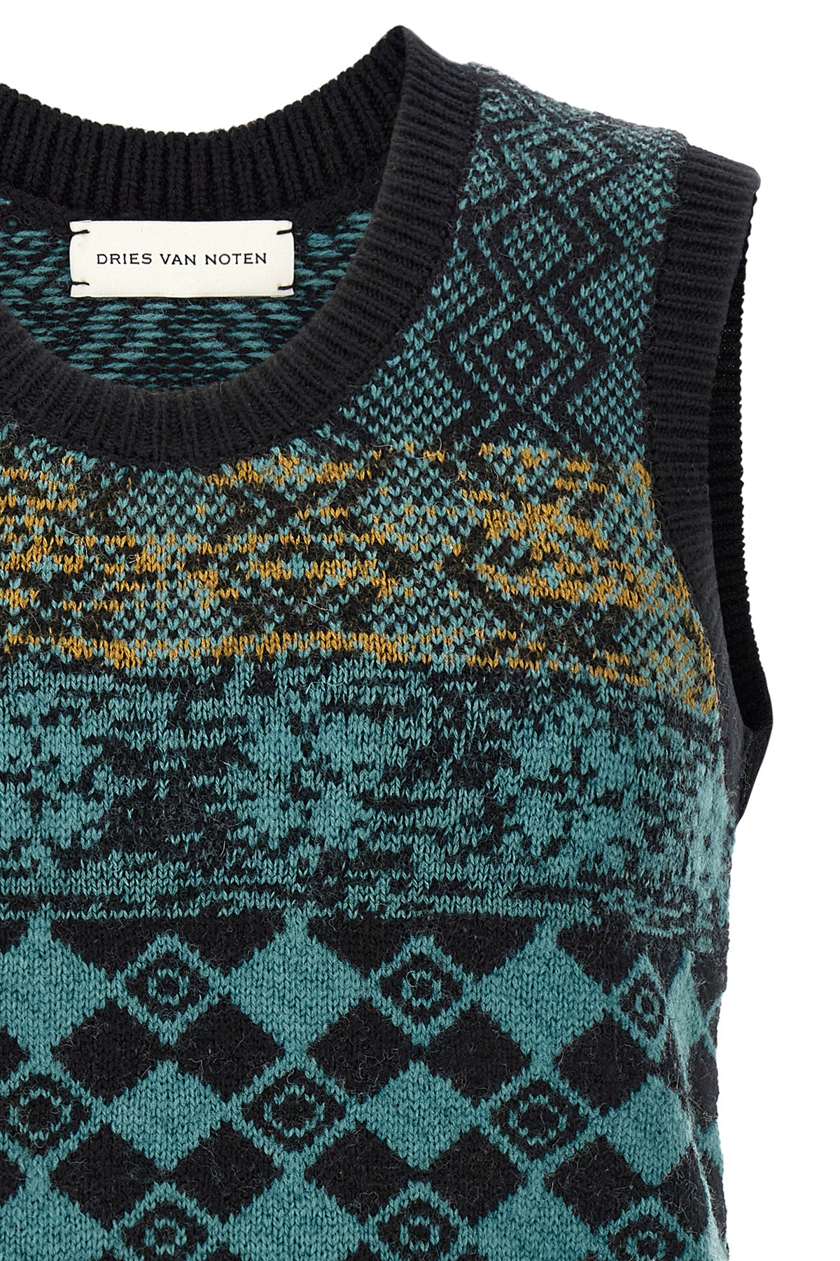 the dries van noten mahoba knitted vest