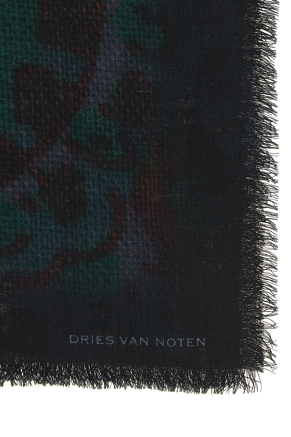 the dries van noten folk pure wool scarf