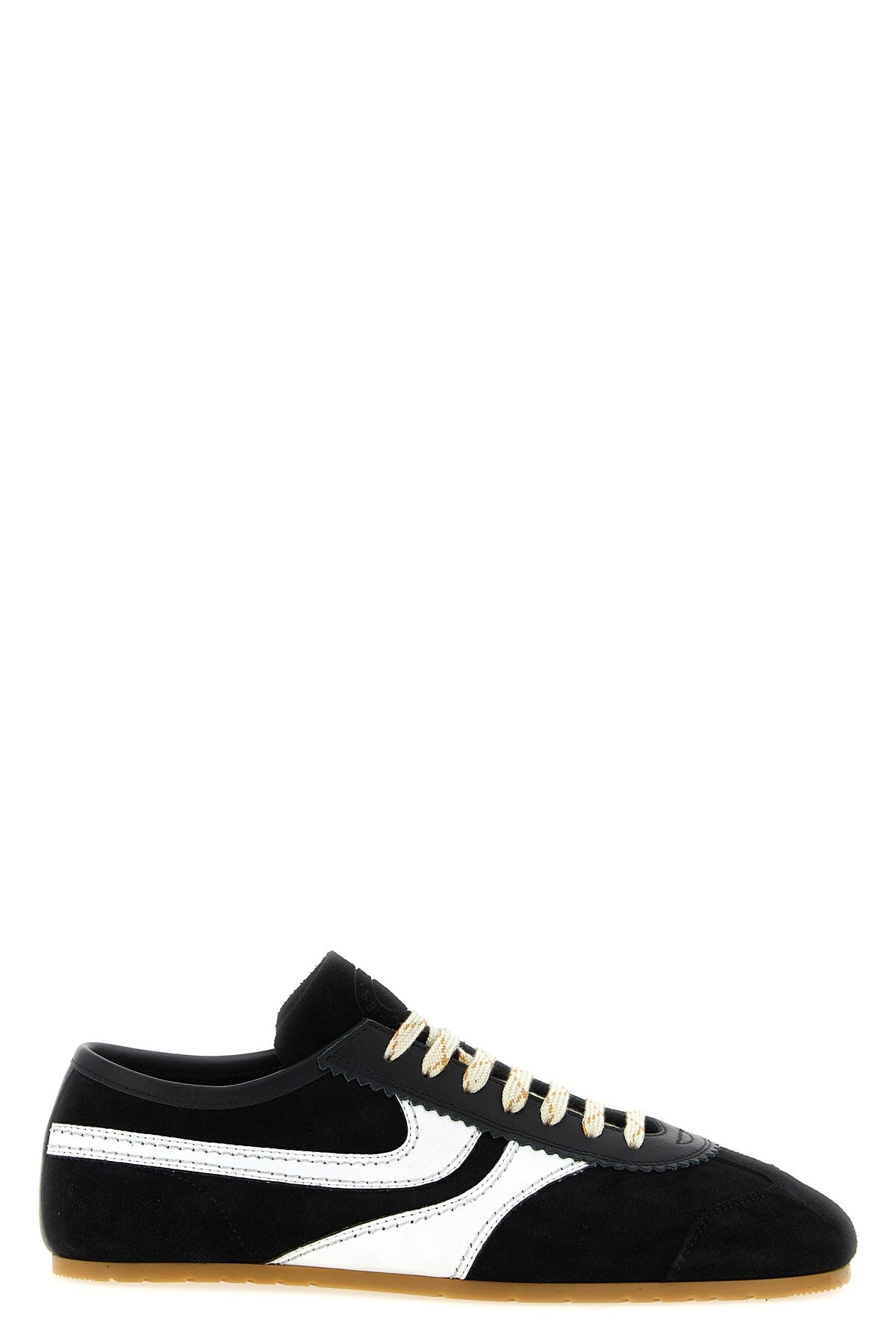 dries van noten low-top sneakers feature a refined interpretation of retro athle