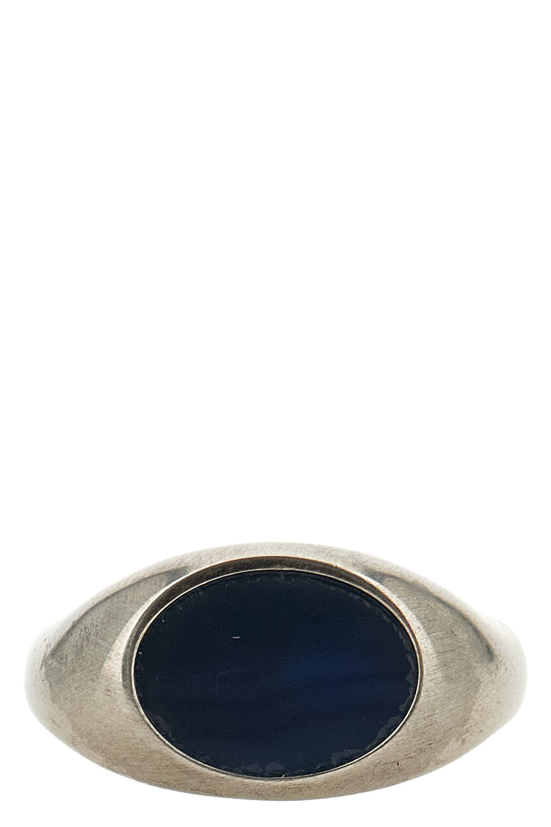 DRIES VAN NOTEN L dries van notens stone signet ring in brushed brass