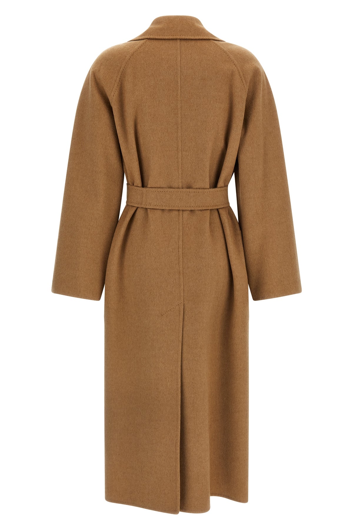the max mara ready - icon coat embodies sartorial excellence through an envelo