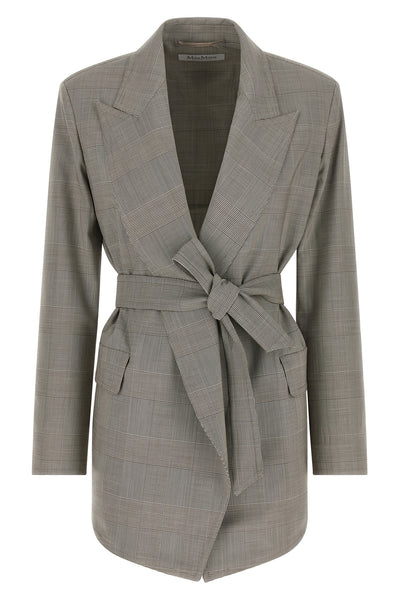 the max mara mxmnasello blazer redefines the codes of tailoring through a deco