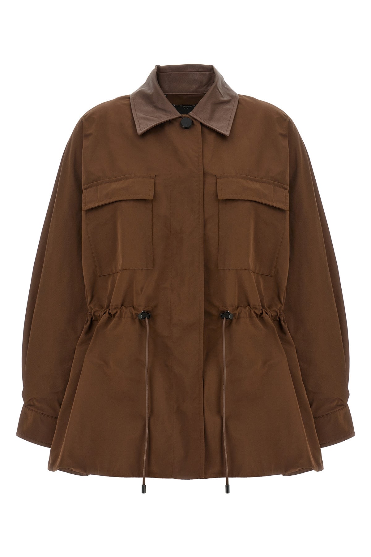 the max mara atelier platani jacket redefines the codes of outerwear through a