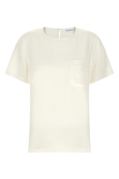 the max mara mxmpagano blouse sets a new standard of essential elegance throug