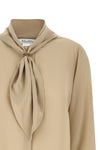 the max mara mxmdry shirt is made of pure fluid silk crepe de chine