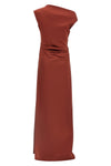 the max mara piano dream long dress redefines evening elegance through a sculp