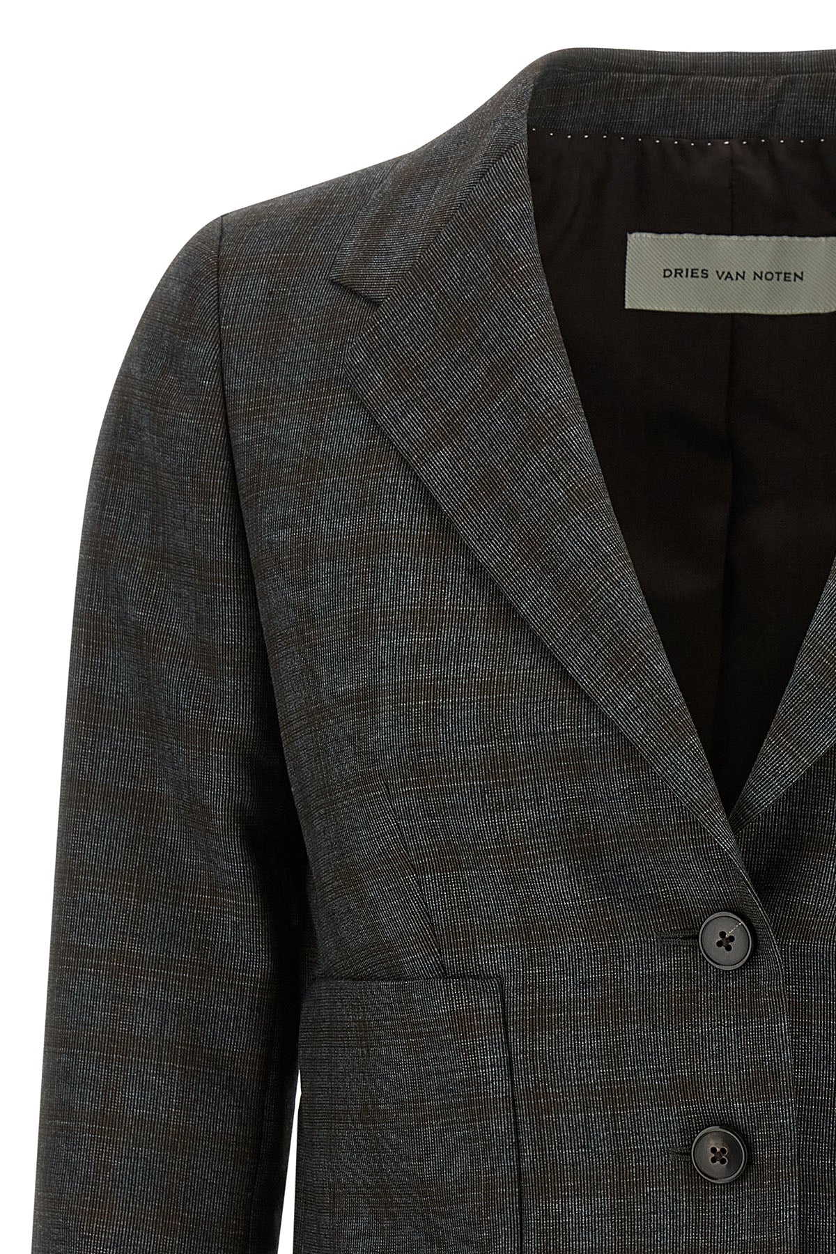 the dries van noten bamis blazer redefines classic tailoring through a softly
