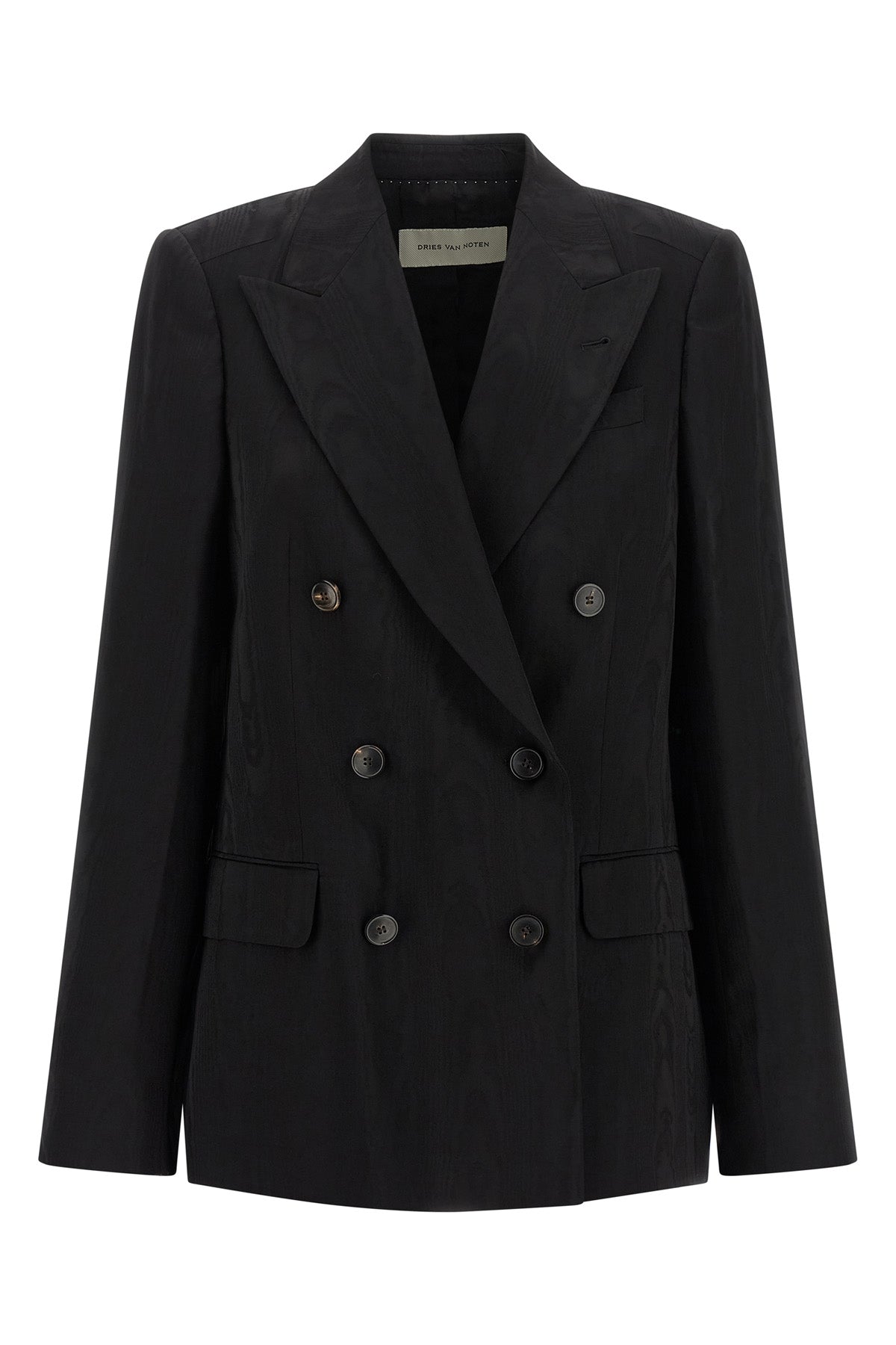the dries van noten barrysta double-breasted blazer redefines the codes of con