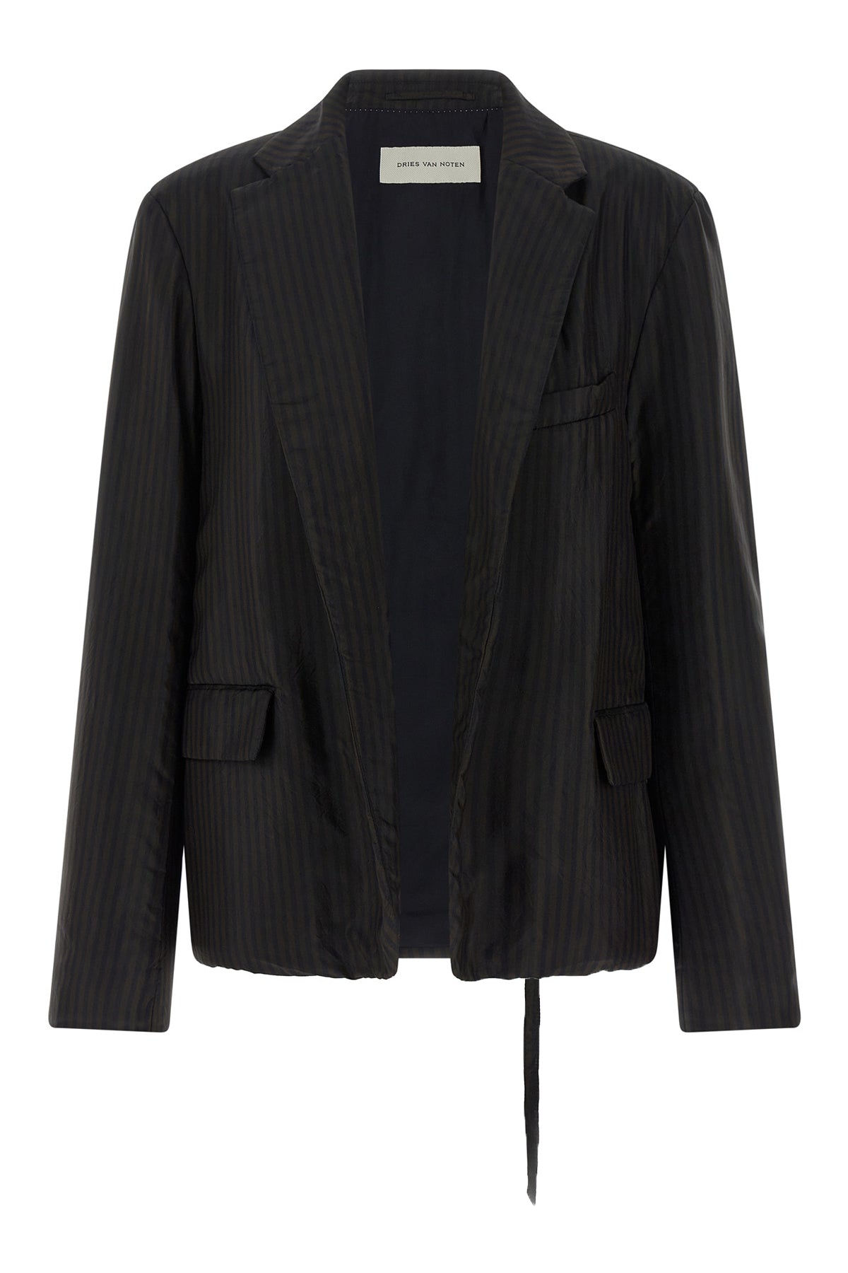 the dries van noten blursy blazer redefines the codes of tailoring through a r