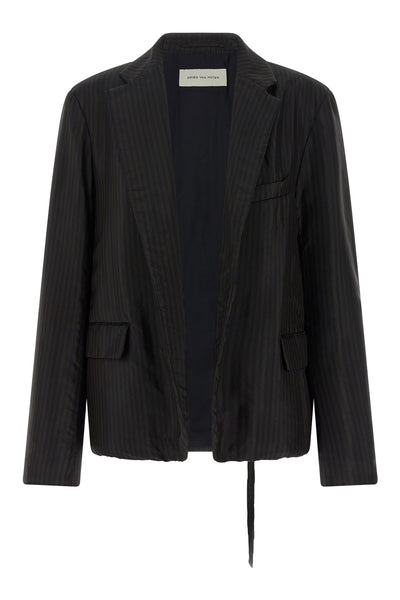 the dries van noten blursy blazer redefines the codes of tailoring through a r