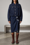 dries van noten vesto denim jacket redefines casual outerwear through a sculpt