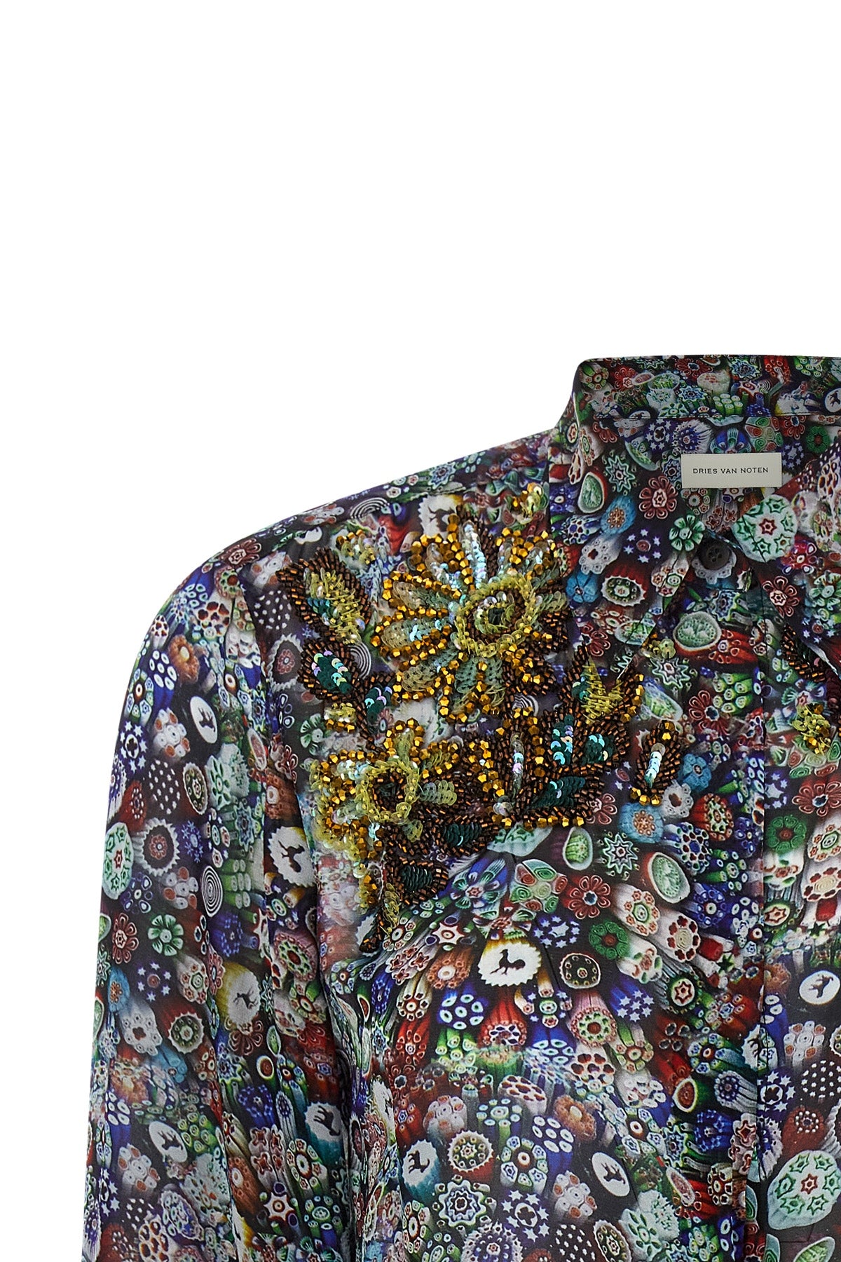 the dries van noten shirt sets a new standard of luxury through a fluid and soph