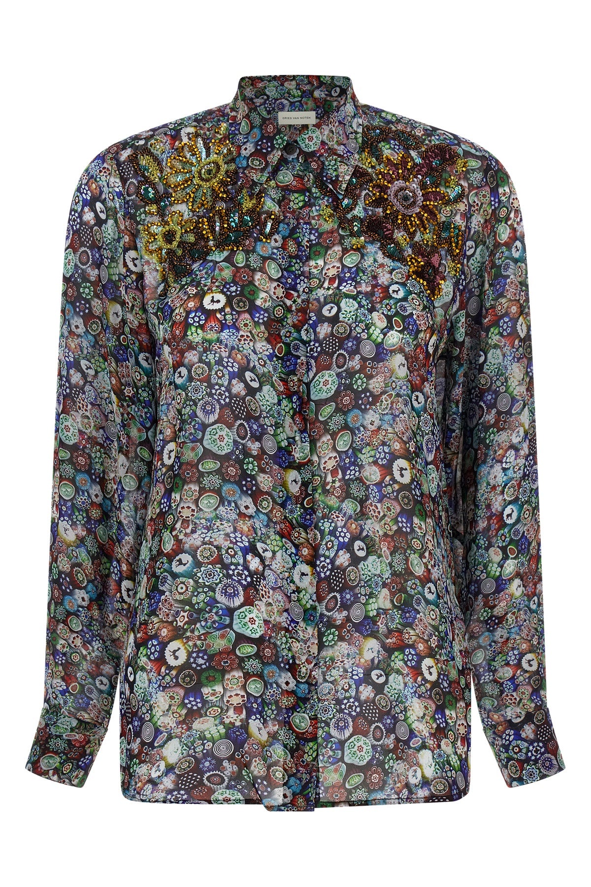 the dries van noten shirt sets a new standard of luxury through a fluid and soph