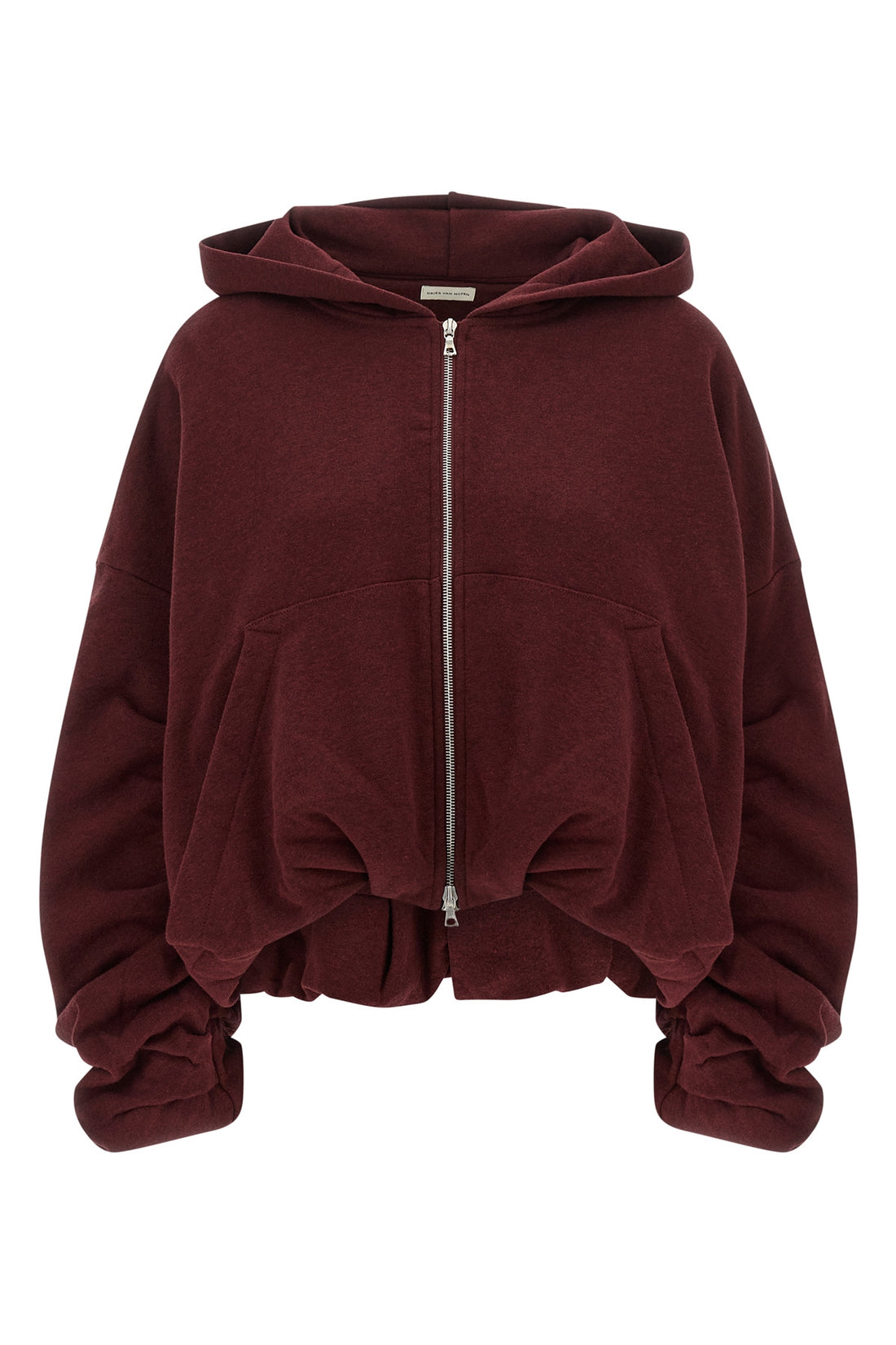 DRIES VAN NOTEN S the dries van noten hannett hoodie redefines the volumes of casual wear throug