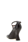 dries van notens décolleté defines a new footwear geometry through a bold and s