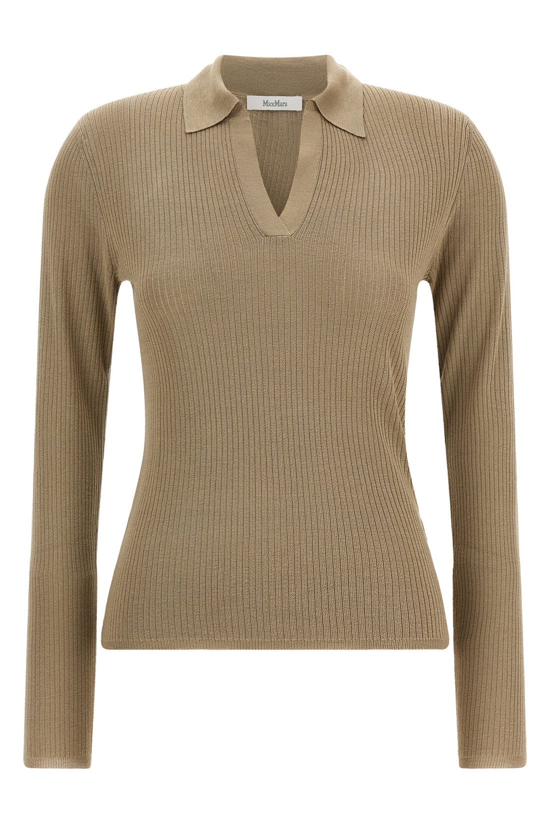 MAX MARA L the max mara gergo polo jersey sets a new standard of everyday elegance through