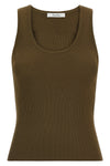 the sleeveless max mara editta top defines a new essentiality through a precise