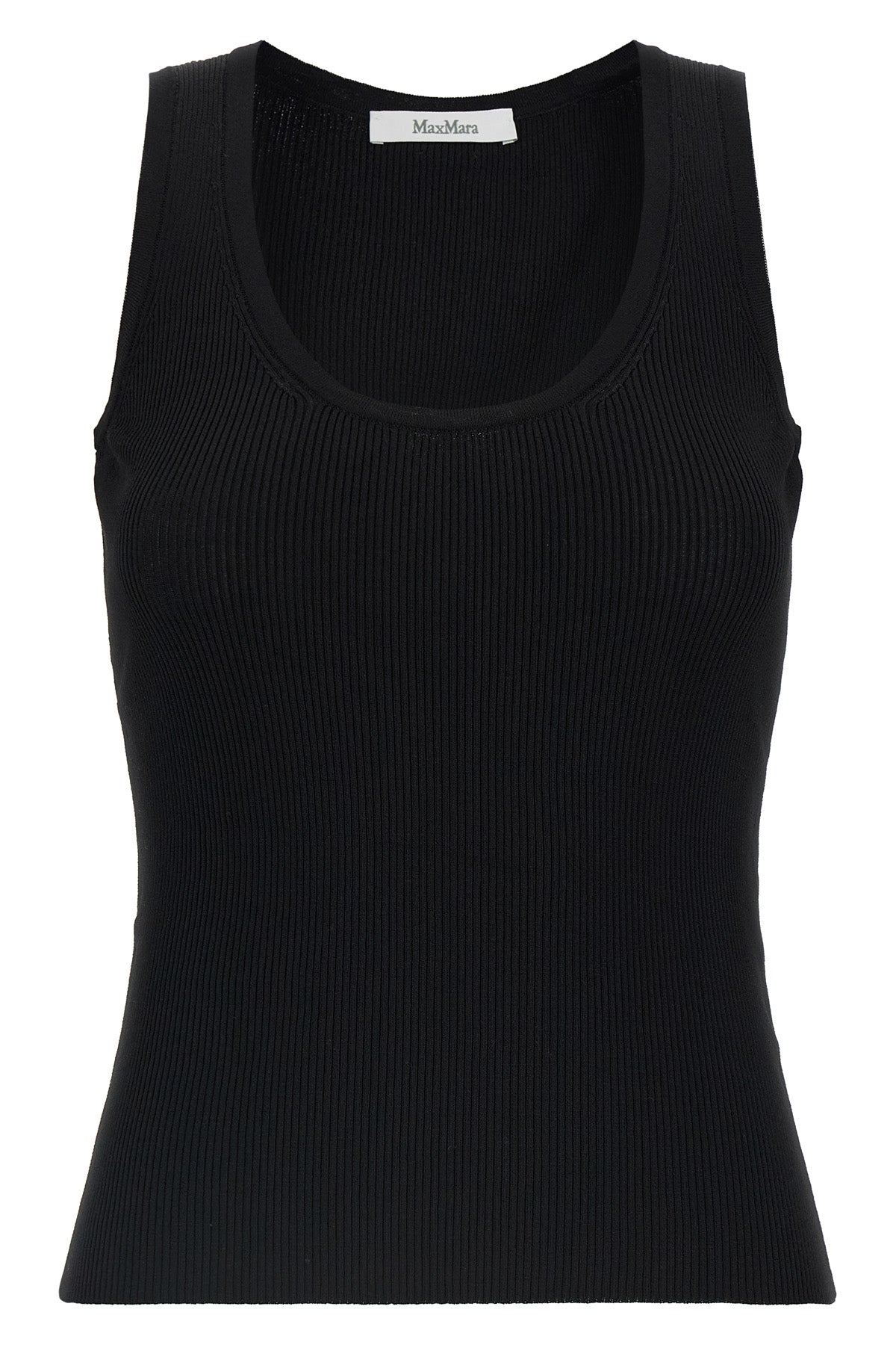 the max mara editta top defines the silhouette through rigorous ribbed workman
