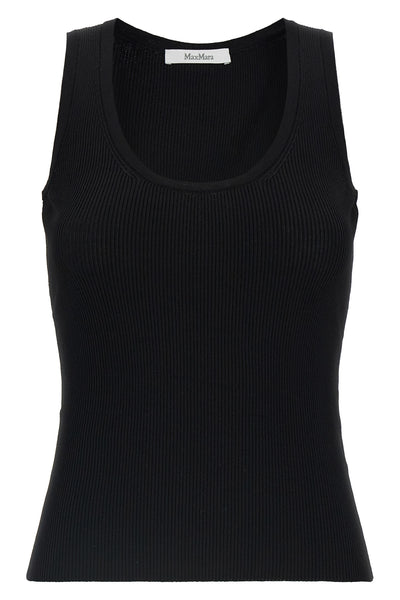 the max mara editta top defines the silhouette through rigorous ribbed workman