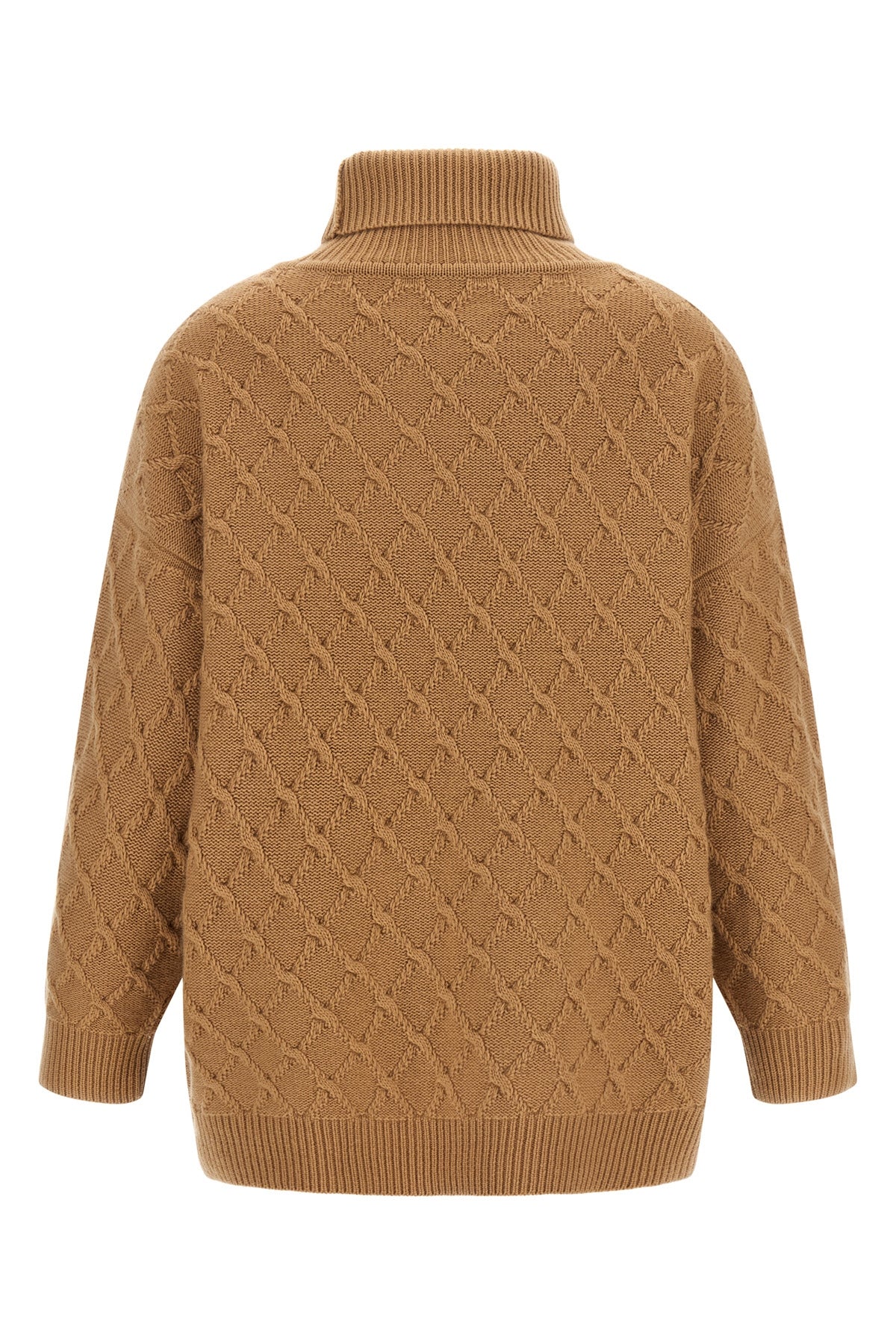 max mara bambola high neck turtleneck sweater defines the codes of luxury knit