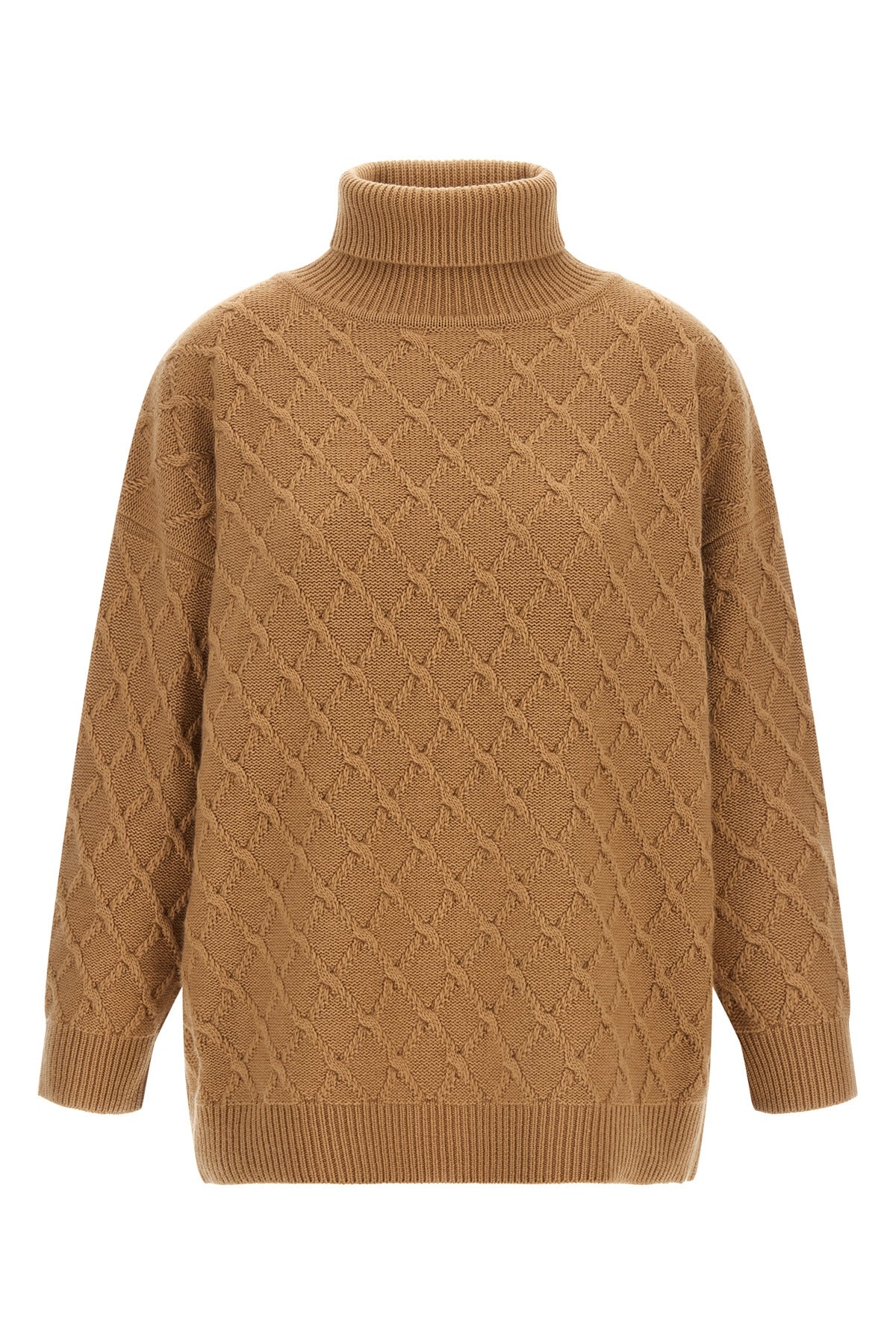 max mara bambola high neck turtleneck sweater defines the codes of luxury knit